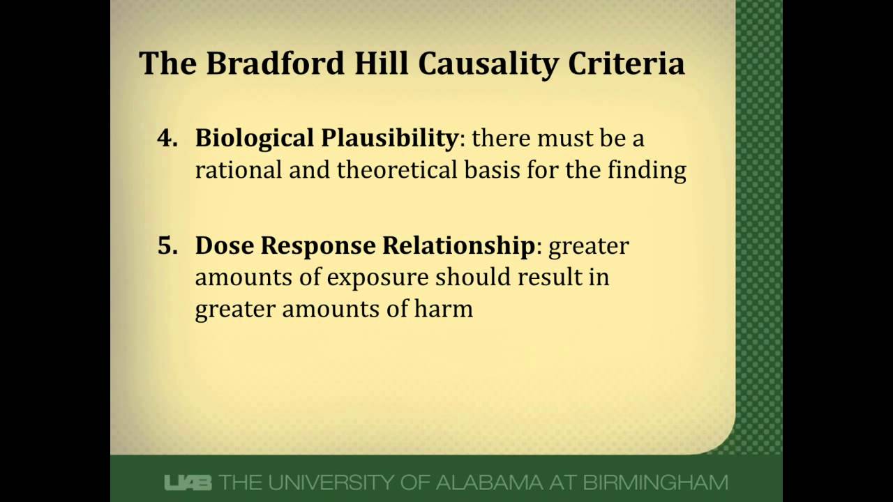 three criteria for causality